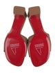 Christian Louboutin Leather Slides