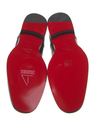 Christian Louboutin Leather Studded Accents Oxfords