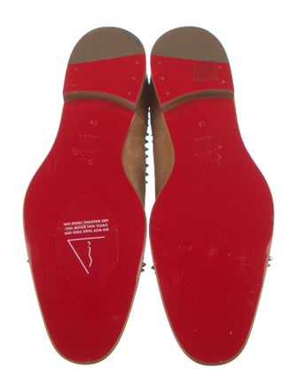 Christian Louboutin Suede Studded Accents Chelsea Boots