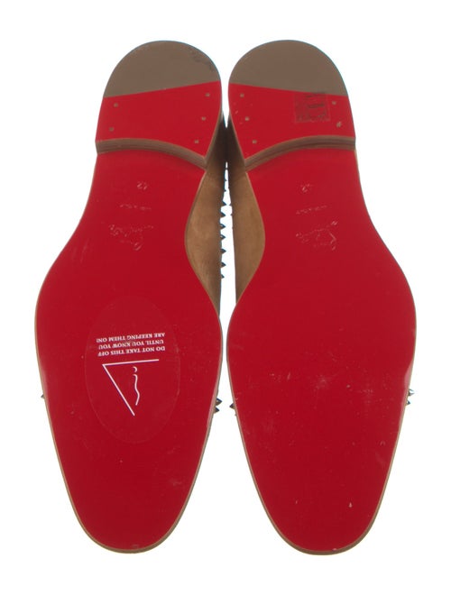 Christian Louboutin Suede Studded Accents Chelsea Boots