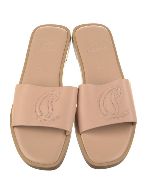 Christian Louboutin Leather Slides