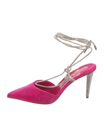 Christian Louboutin Pumps Velvet Printed Slingback 9.5