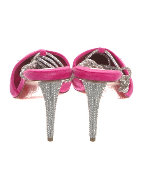 Christian Louboutin Velvet Printed Slingback Pumps