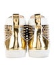 Christian Louboutin Spike Accents Leather Sneakers
