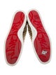 Christian Louboutin Spike Accents Leather Sneakers