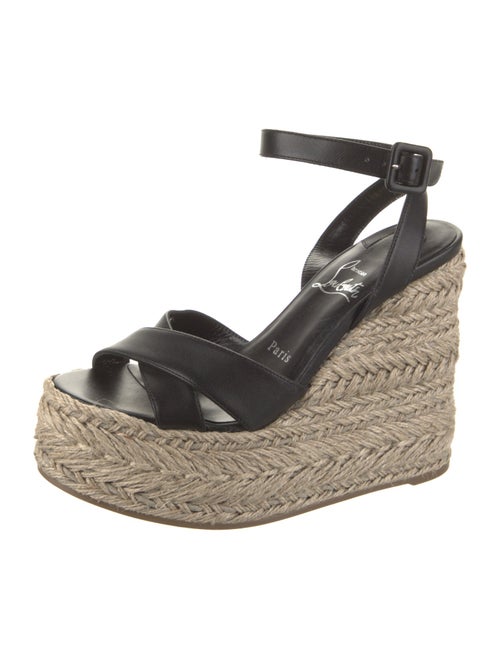 Christian Louboutin Leather Espadrilles