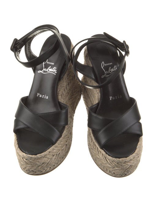 Christian Louboutin Leather Espadrilles