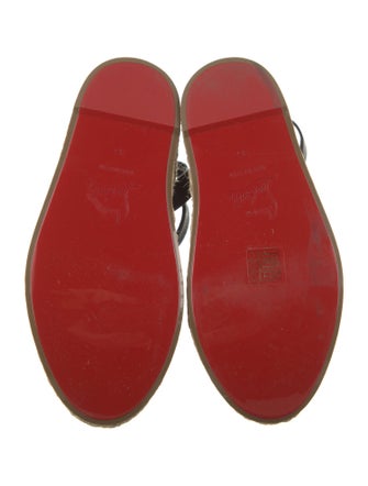 Christian Louboutin Leather Espadrilles