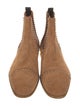 Christian Louboutin Suede Studded Accents Chelsea Boots