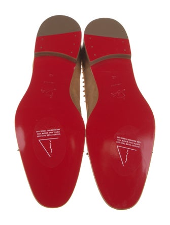 Christian Louboutin Suede Studded Accents Chelsea Boots