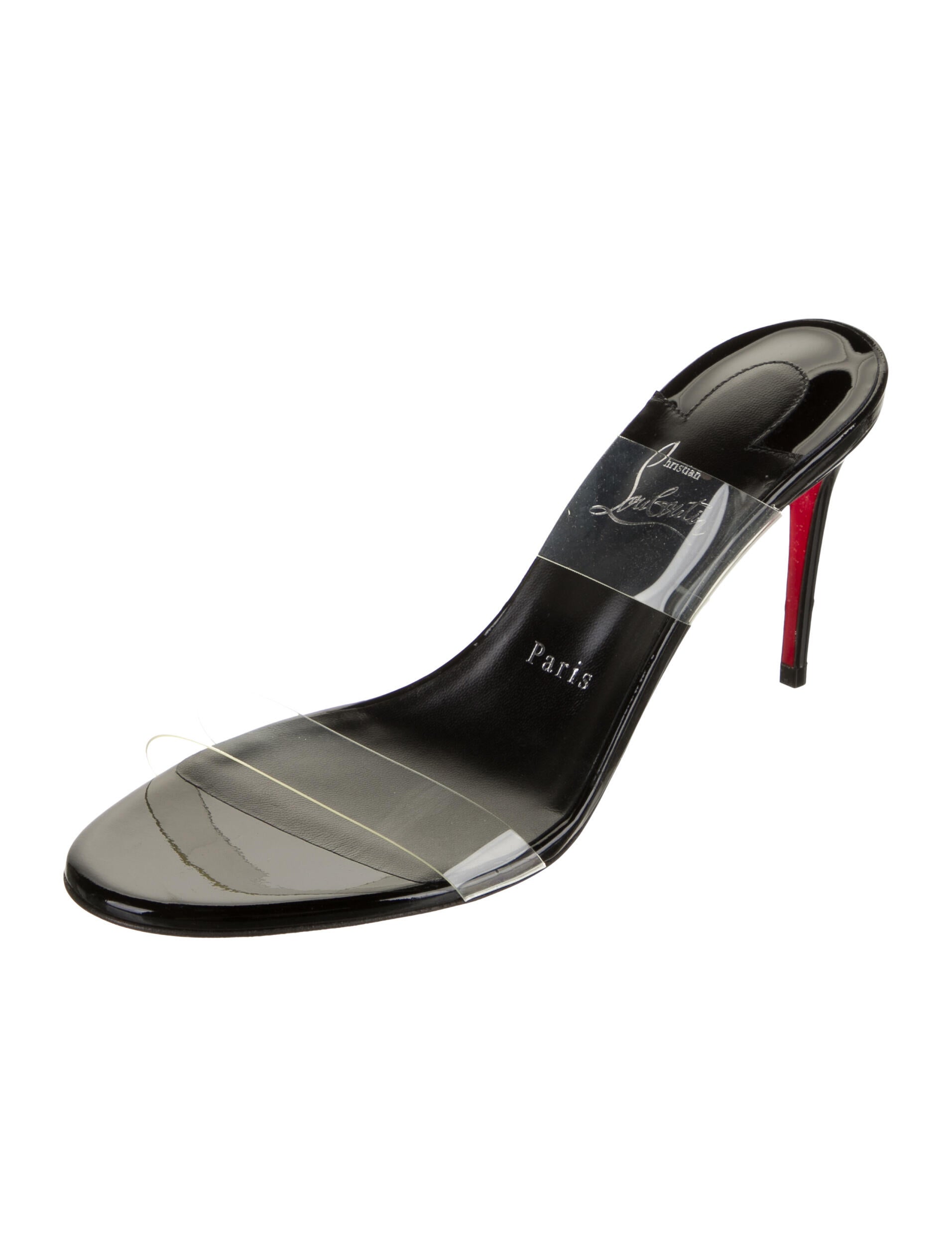 Christian Louboutin Just Nothing PVC Slides