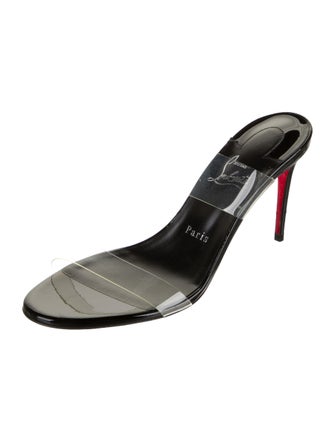 Christian Louboutin Just Nothing PVC Slides
