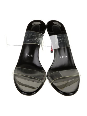 Christian Louboutin Just Nothing PVC Slides