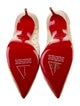 Christian Louboutin Mesh Crystal Embellishments Pumps