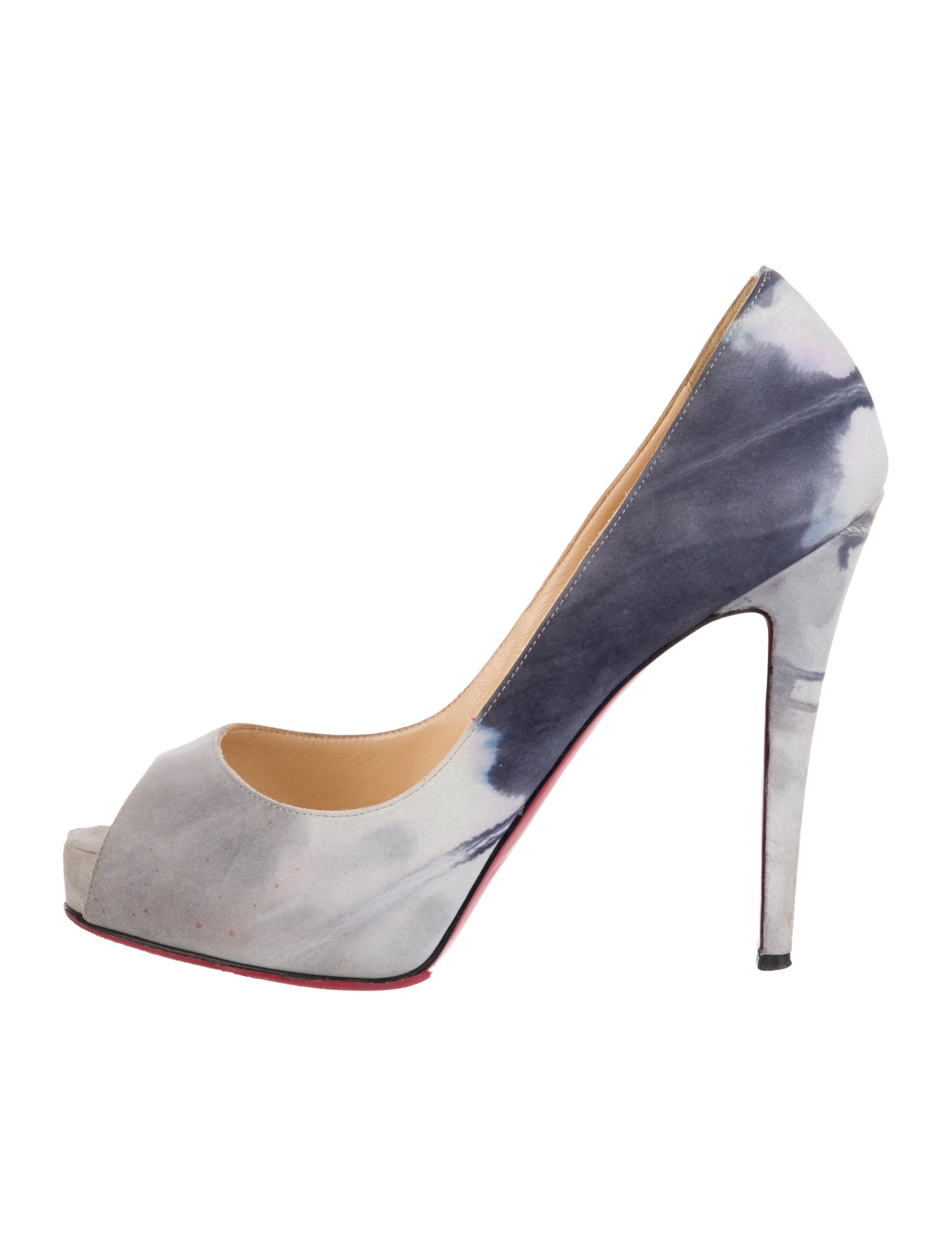 Christian Louboutin Very Prive 100 Suede Pumps