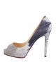 Christian Louboutin Very Prive 100 Suede Pumps