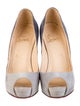 Christian Louboutin Very Prive 100 Suede Pumps