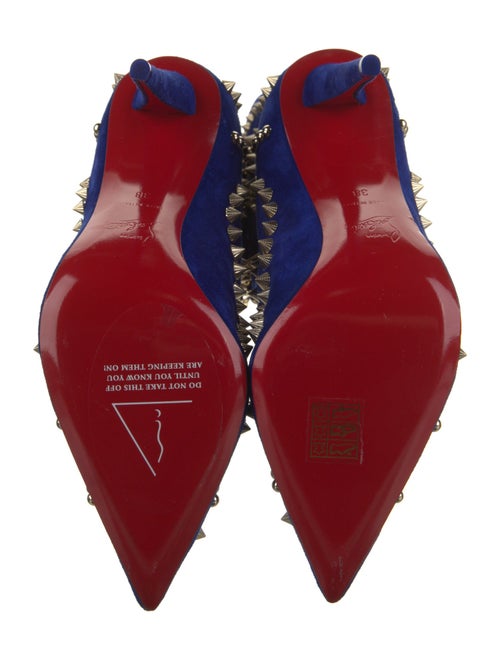 Christian Louboutin Suede Printed Boots