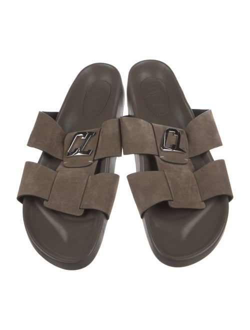 Christian Louboutin Suede Slides