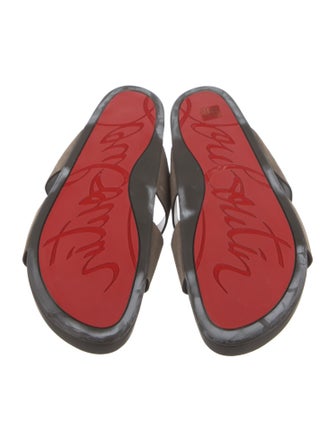 Christian Louboutin Suede Slides
