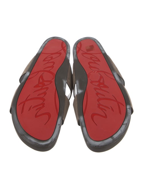 Christian Louboutin Suede Slides