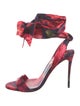 Christian Louboutin Floral Print Sandals