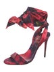 Christian Louboutin Floral Print Sandals