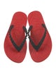Christian Louboutin Rubber Studded Accents Flip Flops