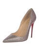 Christian Louboutin Glitter D'Orsay Pumps