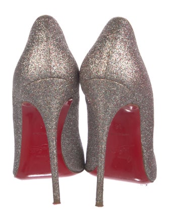 Christian Louboutin Glitter D'Orsay Pumps