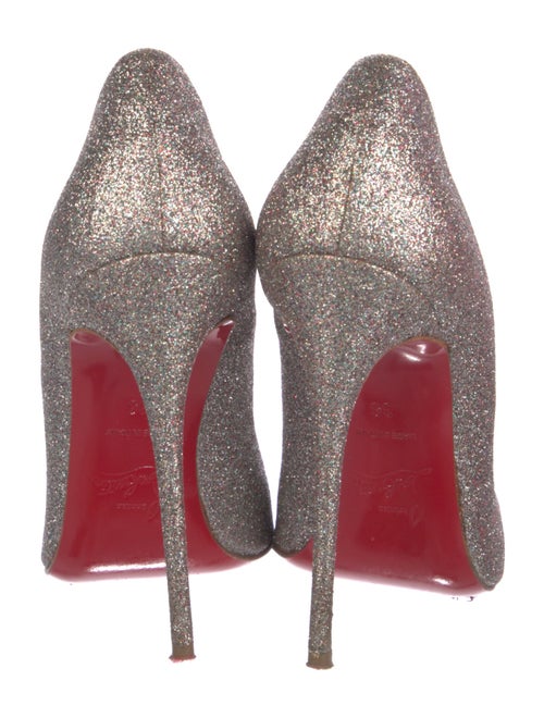 Christian Louboutin Glitter D'Orsay Pumps