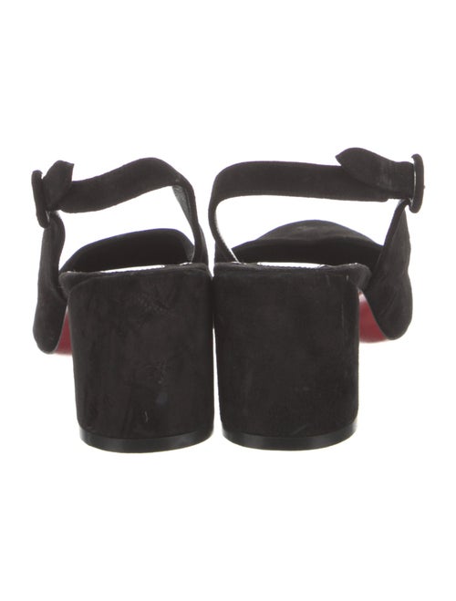 Christian Louboutin Suede Slingback Pumps