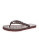 Christian Louboutin Rubber Studded Accents Flip Flops