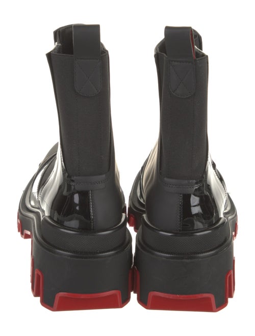 Christian Louboutin x MARVEL Patent Leather Chelsea Boots