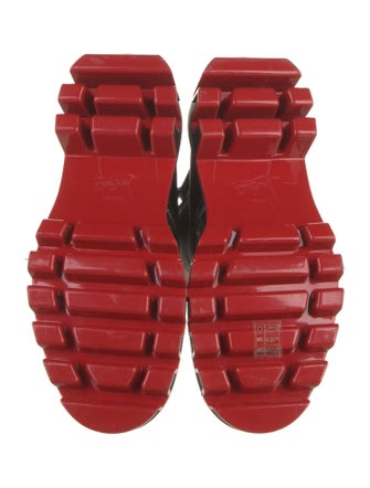 Christian Louboutin x MARVEL Patent Leather Chelsea Boots