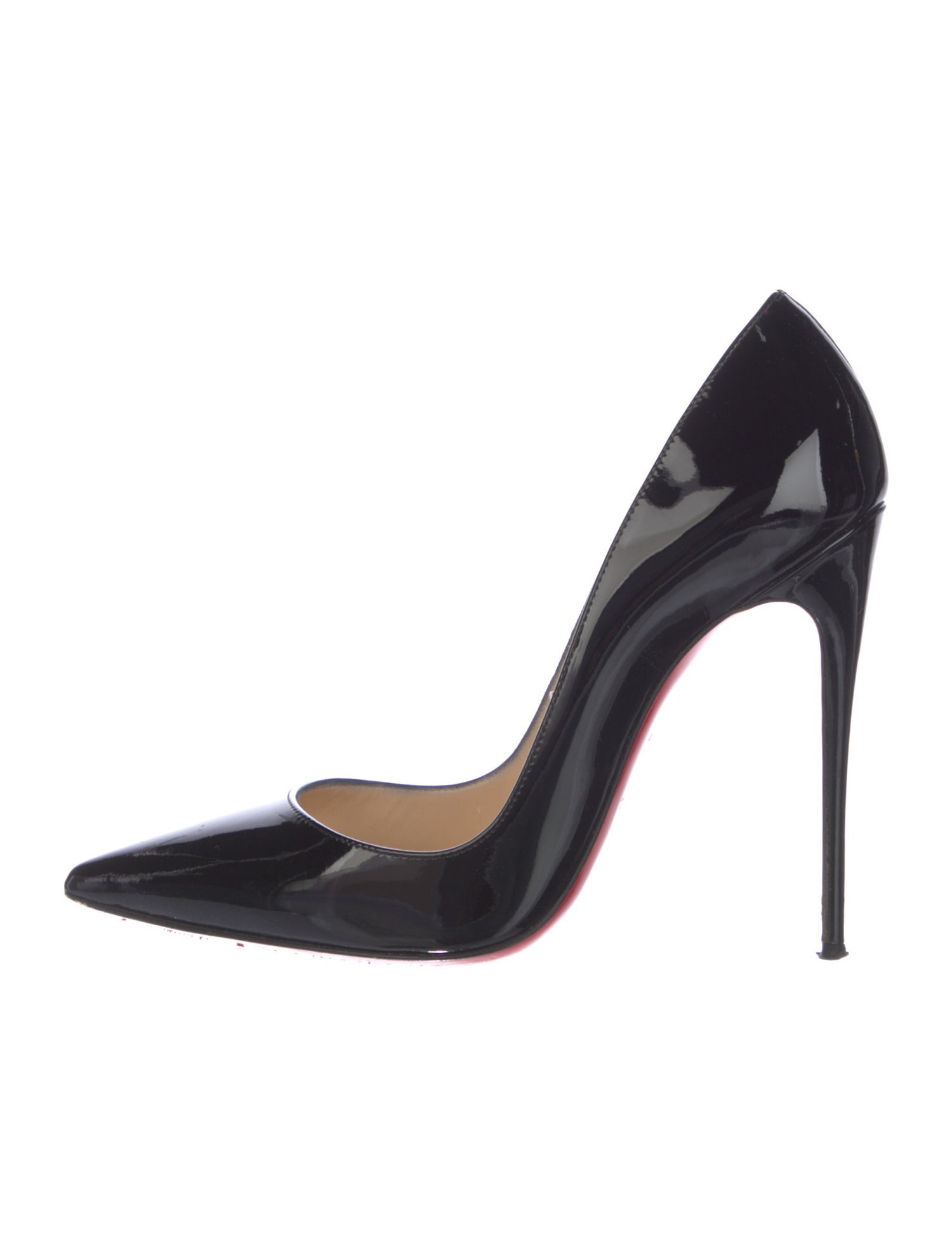 Christian Louboutin Patent Leather D'Orsay Pumps