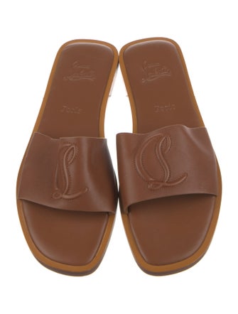 Christian Louboutin Leather Slides