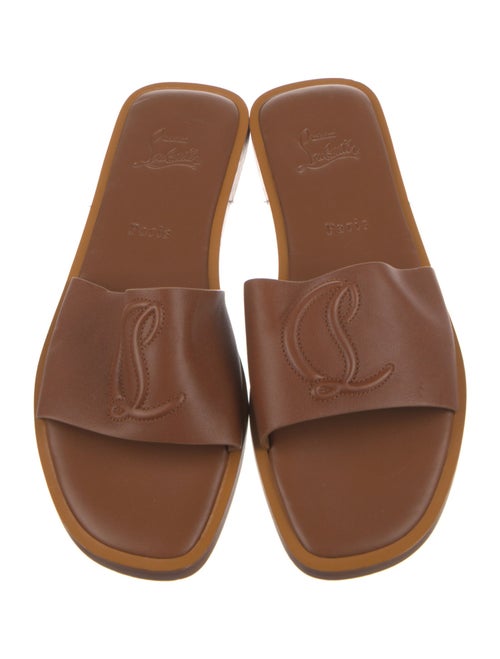 Christian Louboutin Leather Slides