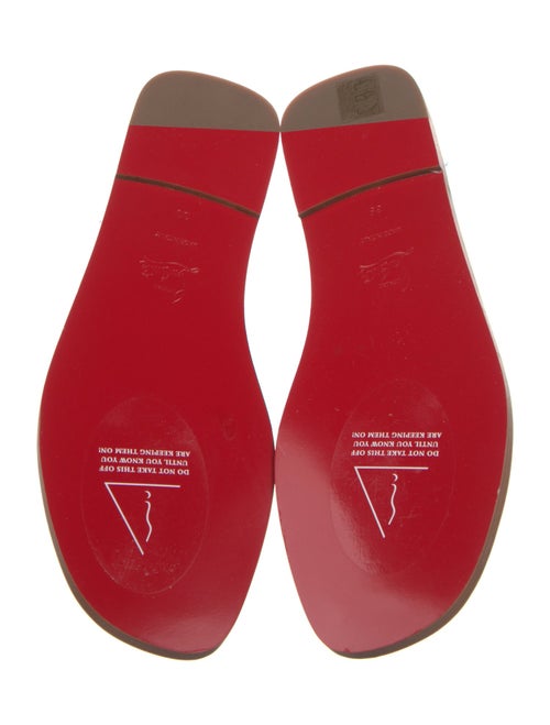 Christian Louboutin Leather Slides