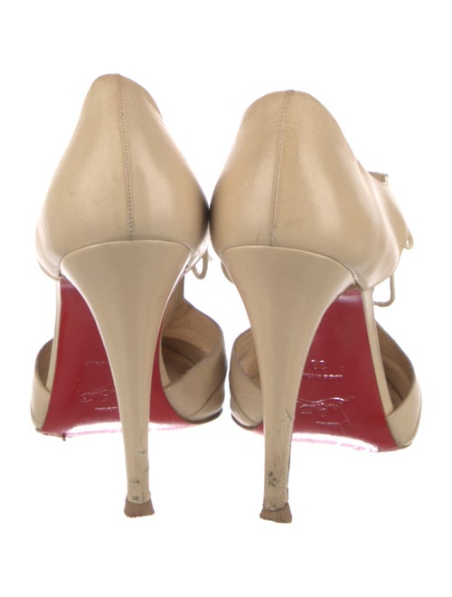 Christian Louboutin Leather T-Strap Pumps