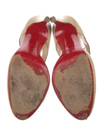 Christian Louboutin Leather T-Strap Pumps