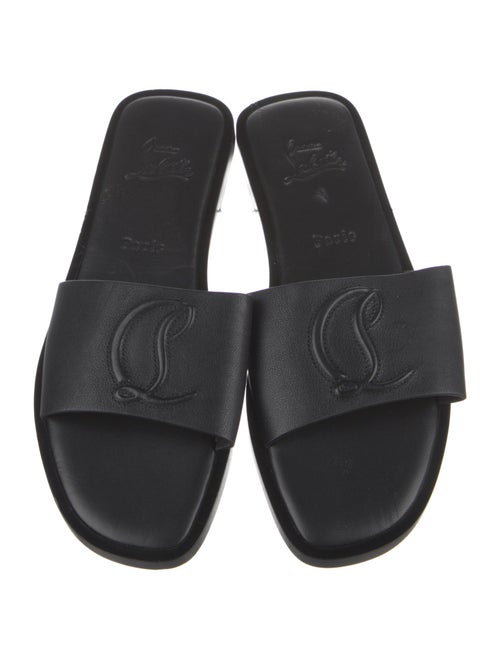 Christian Louboutin Leather Slides