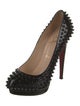 Christian Louboutin Spike Accents Patent Leather Pumps