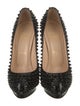 Christian Louboutin Spike Accents Patent Leather Pumps