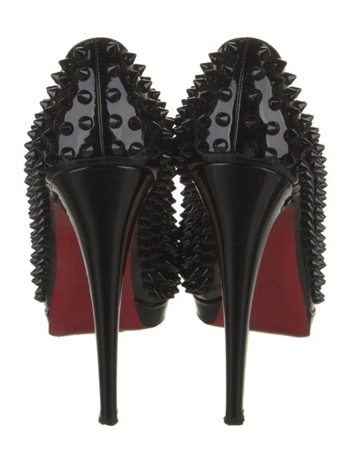 Christian Louboutin Spike Accents Patent Leather Pumps