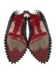 Christian Louboutin Spike Accents Patent Leather Pumps