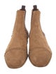 Christian Louboutin Spike Accents Suede Chelsea Boots