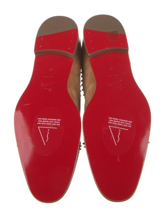 Christian Louboutin Spike Accents Suede Chelsea Boots