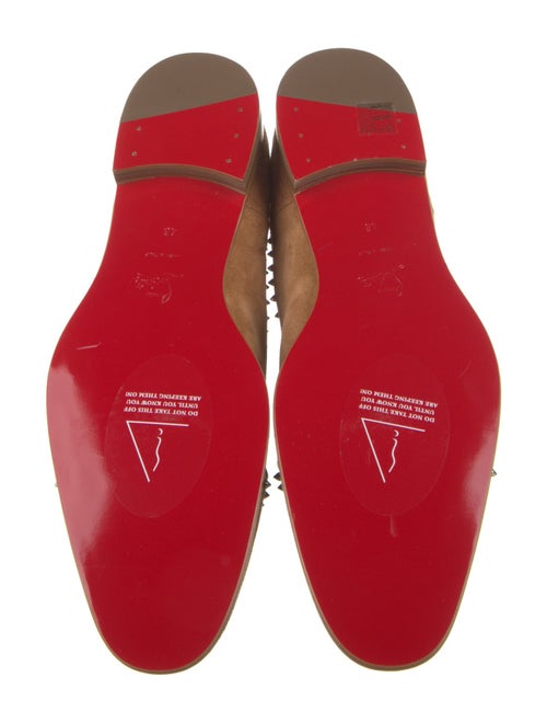 Christian Louboutin Spike Accents Suede Chelsea Boots