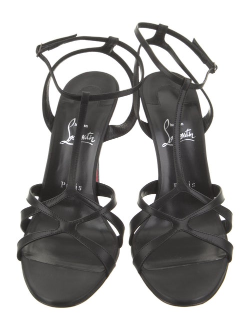 Christian Louboutin Leather T-Strap Sandals